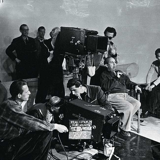 Die Dritte von rechts (1950), Dreharbeiten